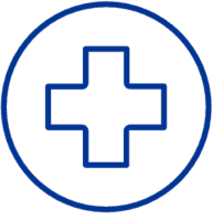Check mark in a circle icon