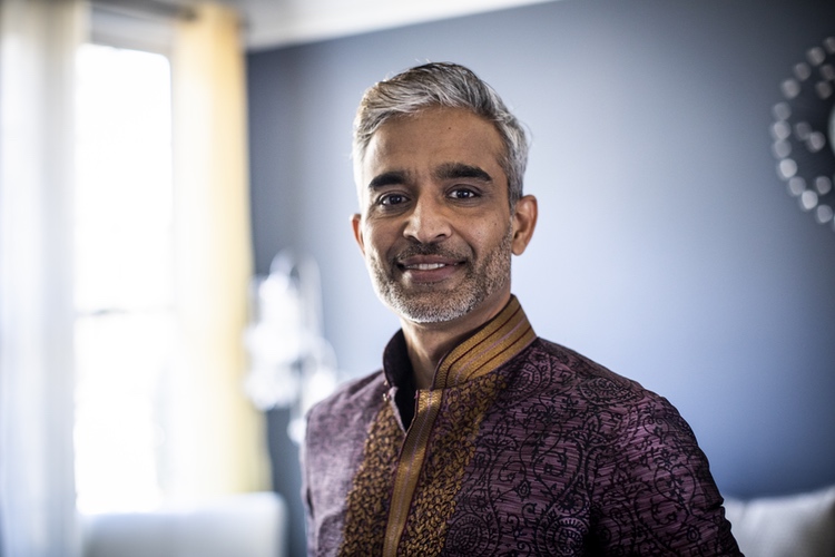 Portrait of a middle aged man looking at the camera