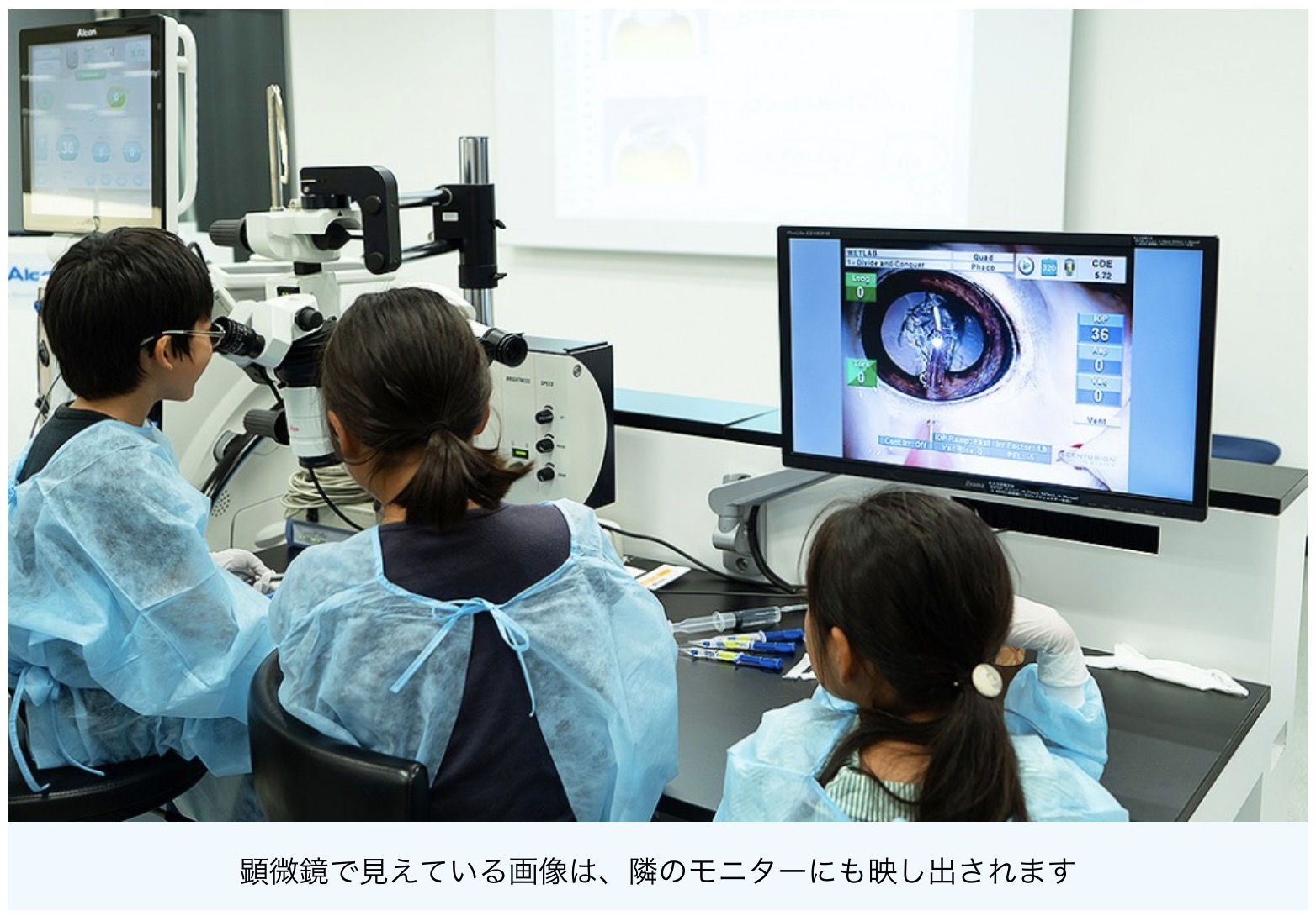 白内障手術体験「キッズワークショップ」2018 | Alcon